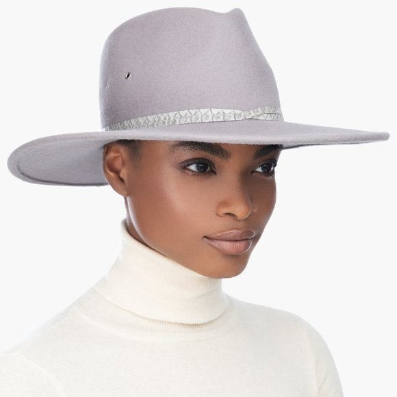 Jade Wool Felt Fedora Hat main image 13